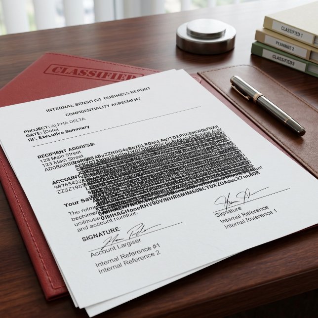 Confidential Document Security Self-inking Stamp (Creator Uploaded)