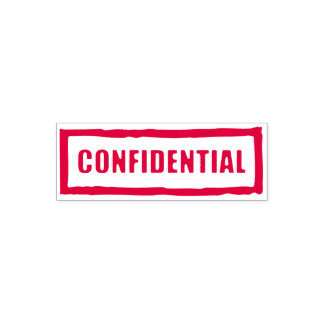 Confidential Self-inking Stamp