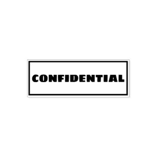 Confidential Self-inking stamp