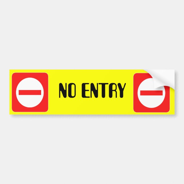 Confidential Top Secret Warning No Entry Sticker (Front)