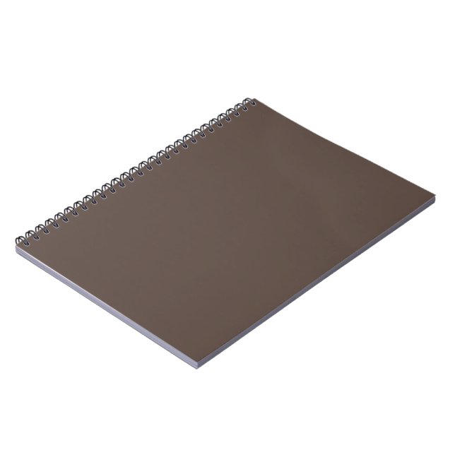 Confidently Against a Stylish Brown Wall Notebook (Left Side)