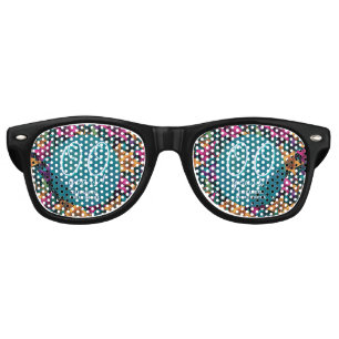 Configurable Lilies Floral Garden Birthday Party Retro Sunglasses
