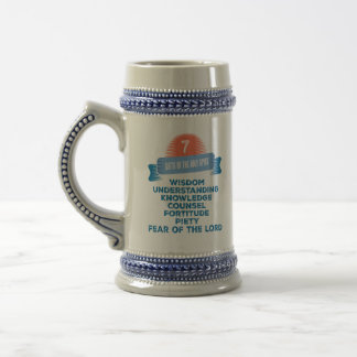 Confirmation 7 Gifts of the Holy Spirit Beer Stein
