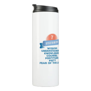 Confirmation 7 Gifts of the Holy Spirit Thermal Tumbler