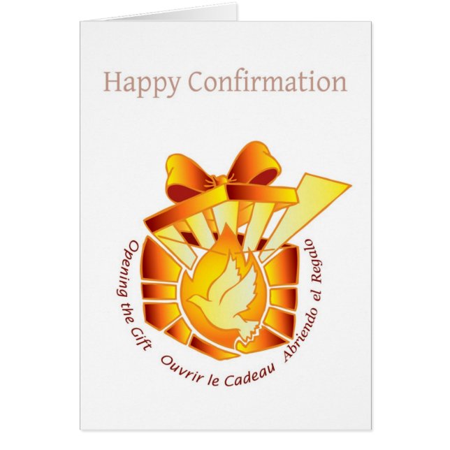 Confirmation Card (Front)