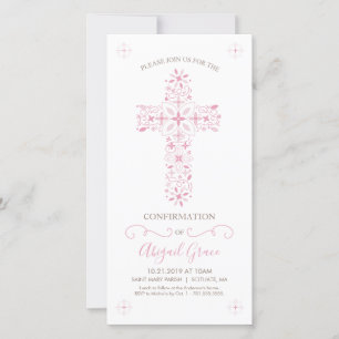 Confirmation Card - Girl's Confirmation Invitation