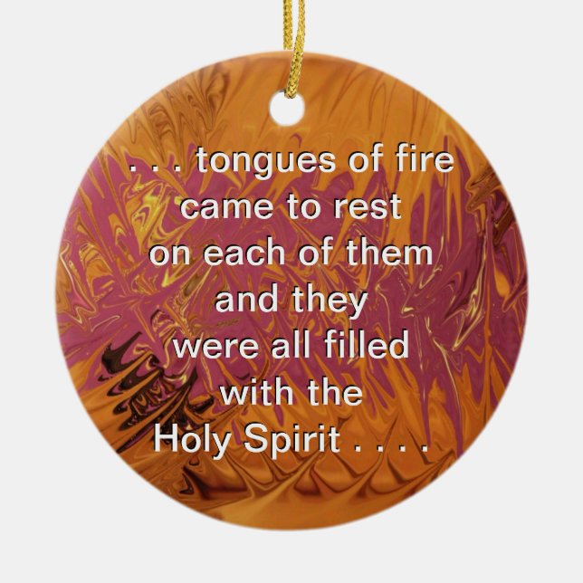 Confirmation Ceramic Ornament (Front)