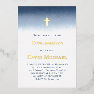  Confirmation dark blue watercolor 