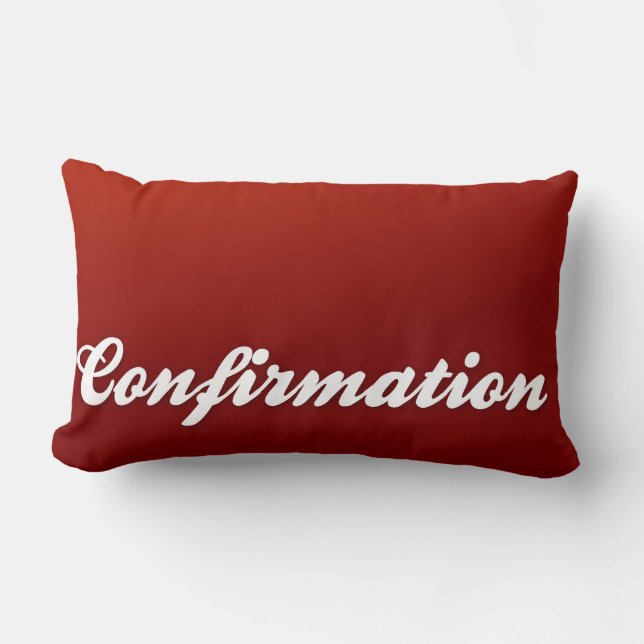 Confirmation Dove Throw Pillow (Front)