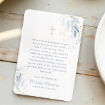 Confirmation For Modern Foliage Gold Cross Thank You Card<br><div class="desc">Design is composed of watercolor foliage leaf leaves botanicals and faux gold cross

Available here:
http://www.zazzle.com/store/selectpartysupplies</div>