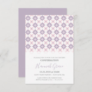 Confirmation Invitation - Custom Invite for Girl