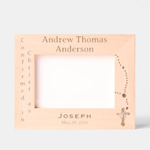 Confirmation Name Engraved Frame