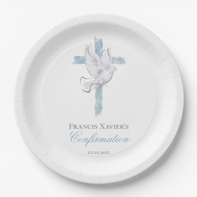 Confirmation Paper Plate (Front)