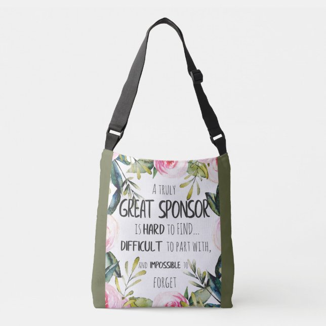 Confirmation Sponsor Gift Truly Great sponsor Crossbody Bag (Front)