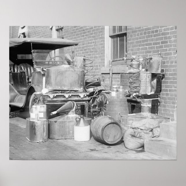 Confiscated Moonshine Still, 1922 Poster (Front)