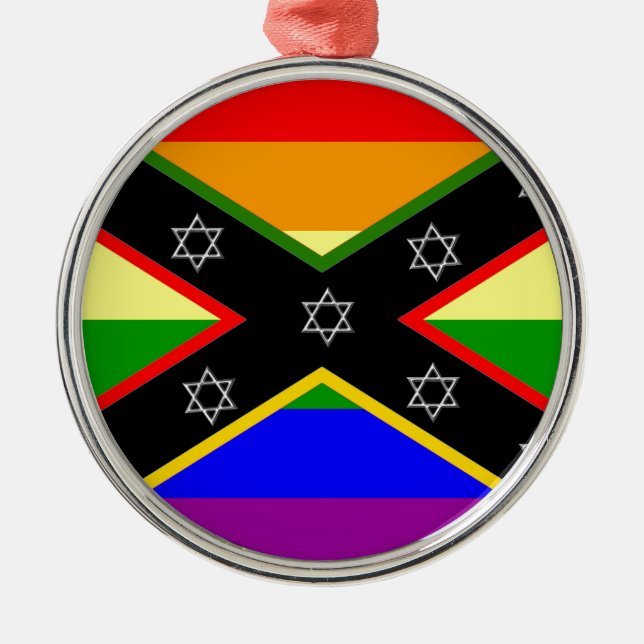 ConFlag Metal Ornament (Front)