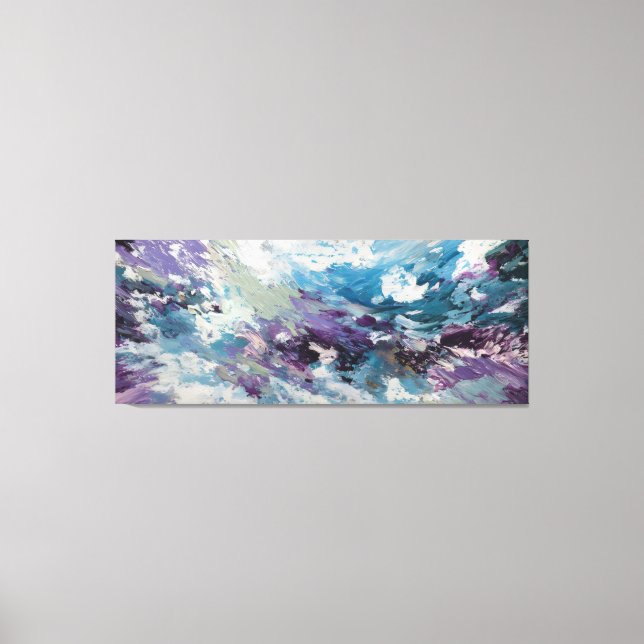 Confluence in Motion Canvas Print (Front)