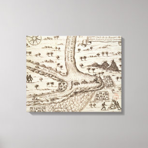 Confluence of the Niger Canvas Print