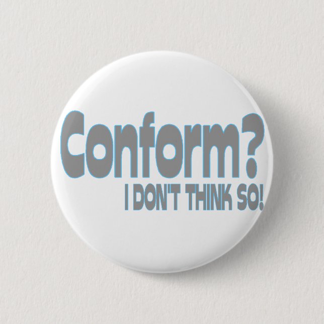Conform 2 Inch Round Button (Front)