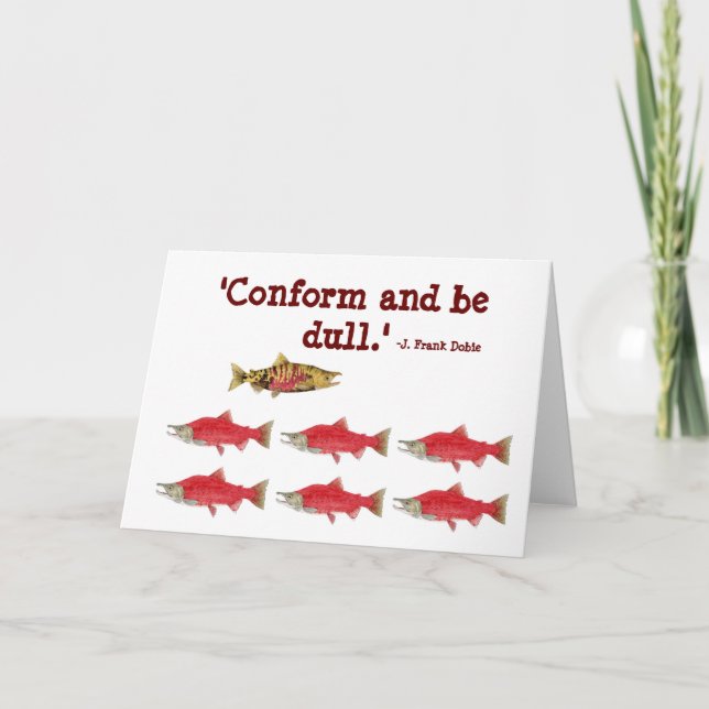 Conform & be dull Card (Front)
