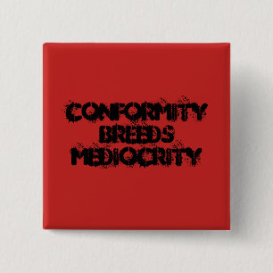 Conformity 2 Inch Square Button