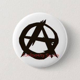 Conformity Sucks{Anarchy} 2 Inch Round Button