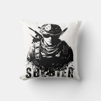 Confort courageux : Coussin de l'hommage du soldat