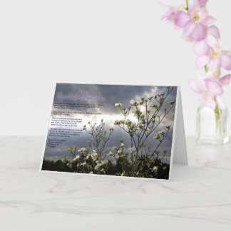 Confort éternel : une carte de sympathie chrétienn