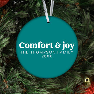 Confort & Joie Moderne minimaliste Noël Turquoise