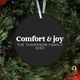 Confort & Joie Moderne minimaliste Noir Noël