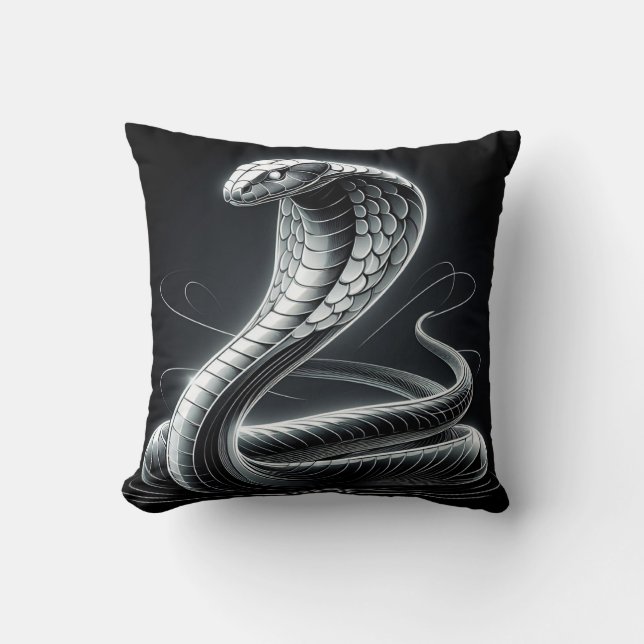 Confort Serpentine : Coussin en forme de Cobra pou (Recto)