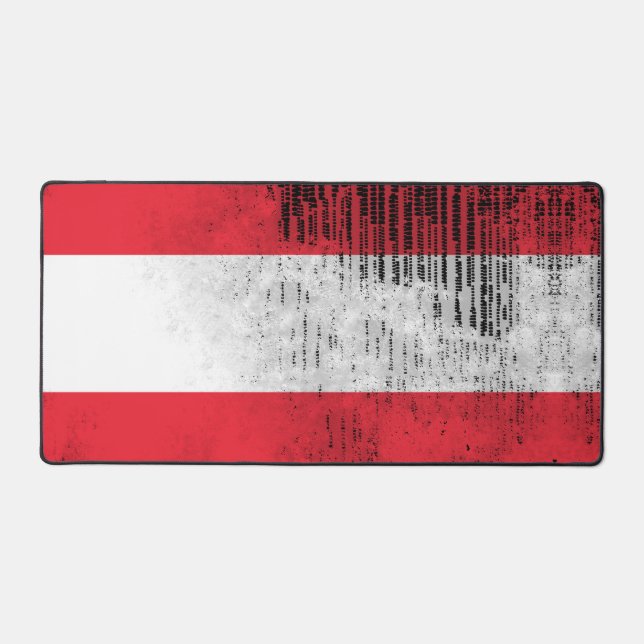 Confortez votre Mat de bureau - Drapeau autrichien (Recto)