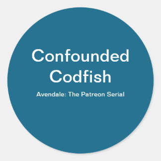 Confounded Codfish Classic Round Sticker