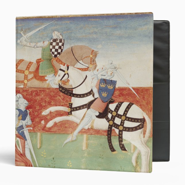 Confrontation of Two Knights before the King Binder (Front/Inside)