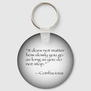 Confucious Quote Keychain