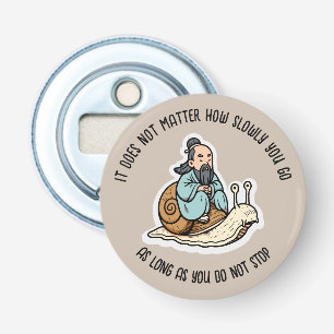 Confucius and the snail bottle opener