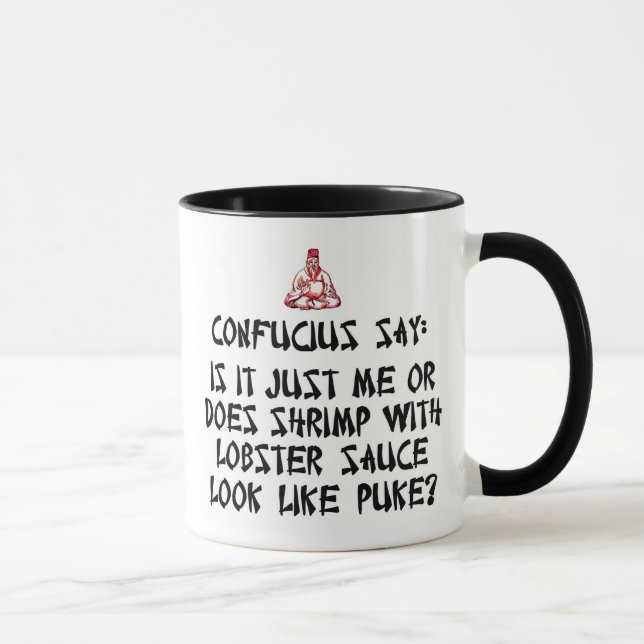 Confucius disent la tasse chinoise de thé (Droite)