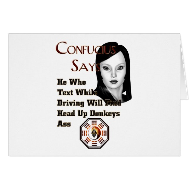 Confucius Dit (Devant horizontal)