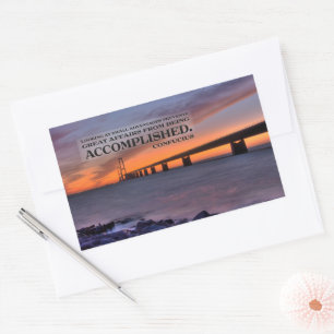 Confucius Inspirational Quote "Great affairs" Sticker