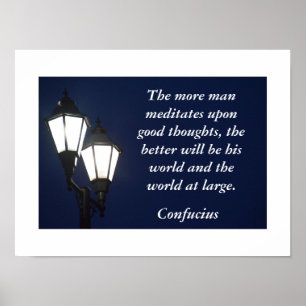 Confucius quote - art print