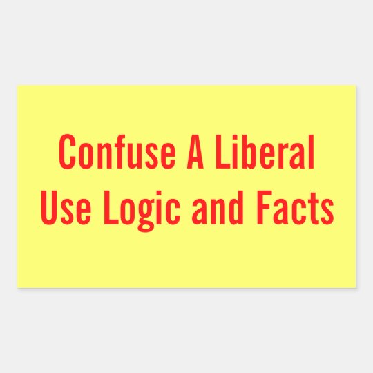 Confuse A Liberal Sticker