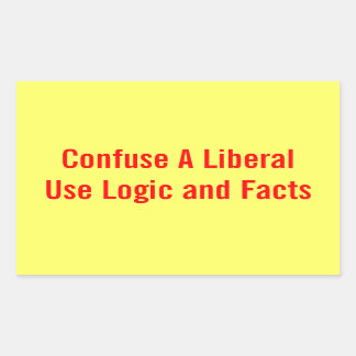 Confuse A Liberal Sticker