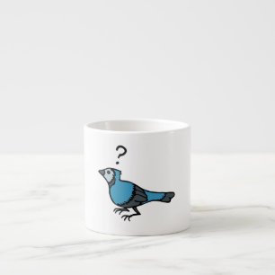Confused Bird Espresso Cup