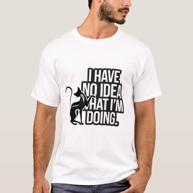 Confused Cat T-Shirt (Front)