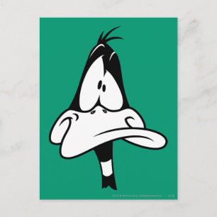 Confused DAFFY DUCK™ Face Postcard
