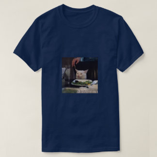 Confused Dinner Cat T-Shirt