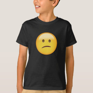 Confused Face Emoji T-Shirt