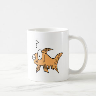 Confused Goldfish Coffee Mug
