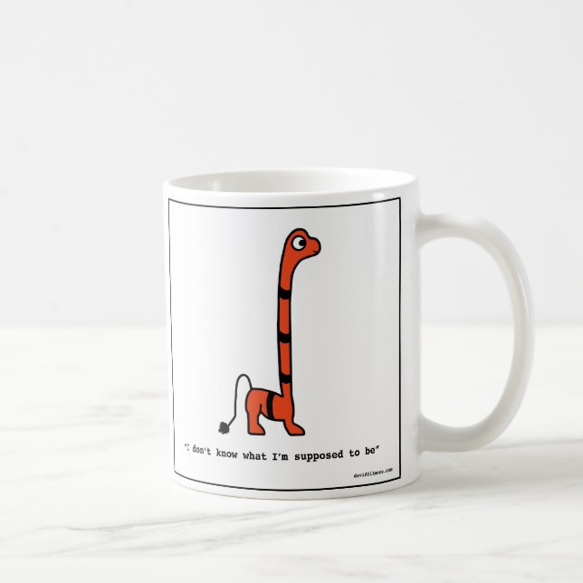 Confused Monster - Coffee Mug (Right)