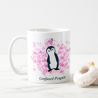 Confused Penguin Mug